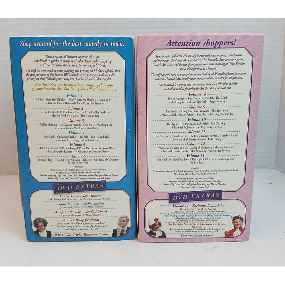 The Complete Are You Being Served? Collection Series 1-5 + 6-10 Box Sets 14 DVDs - Picture 6 of 6